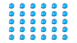 Marble Set CRYSTAL BLUE